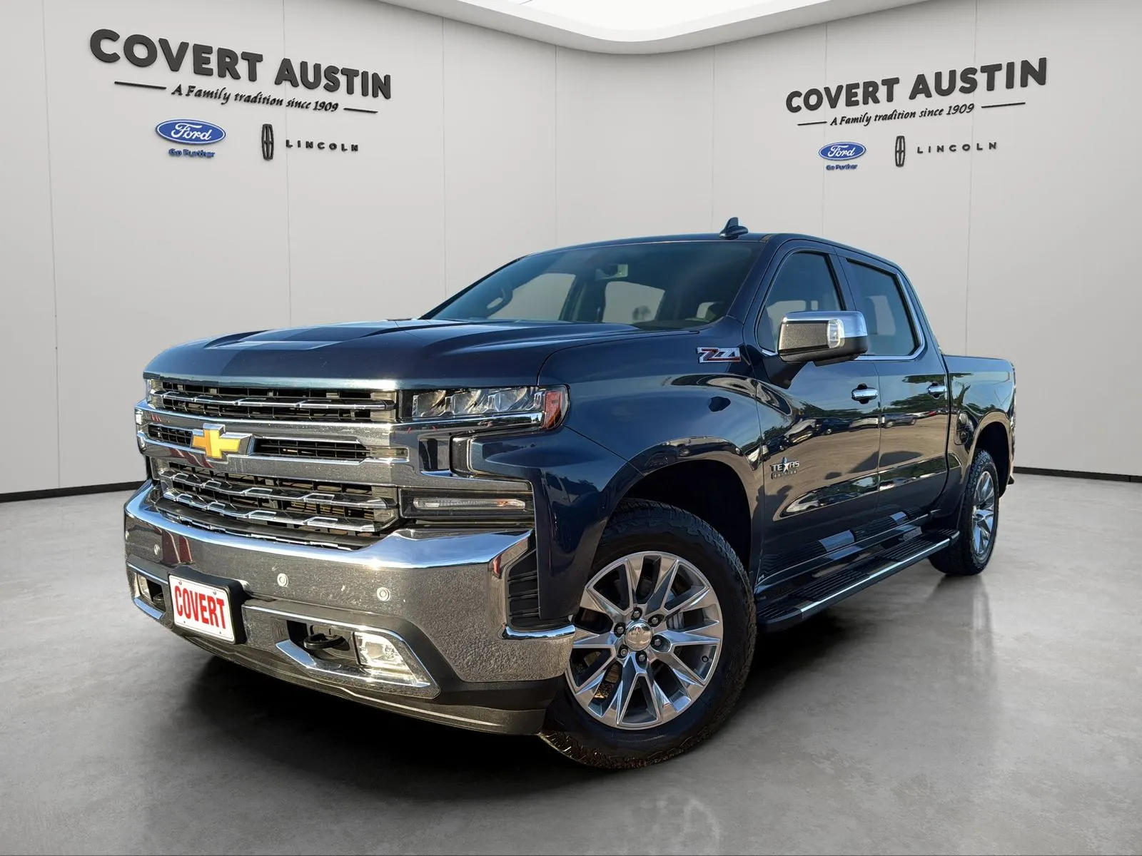Blue 2020 Chevrolet Silverado 1500 LTZ for sale in Austin, TX