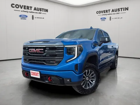 Blue 2022 GMC Sierra 1500 AT4 for sale in Austin, TX