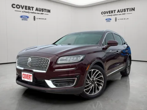 Red 2019 Lincoln Nautilus Reserve for sale in Austin, TX