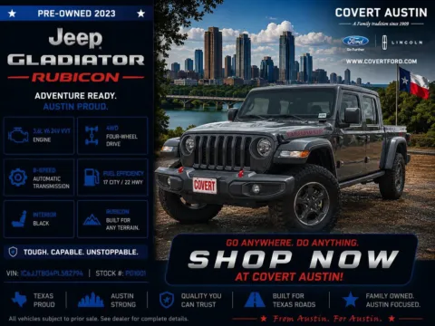 Unknown 2023 Jeep Gladiator Rubicon for sale in Austin, TX
