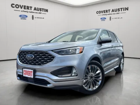 Silver 2023 Ford Edge Titanium for sale in Austin, TX