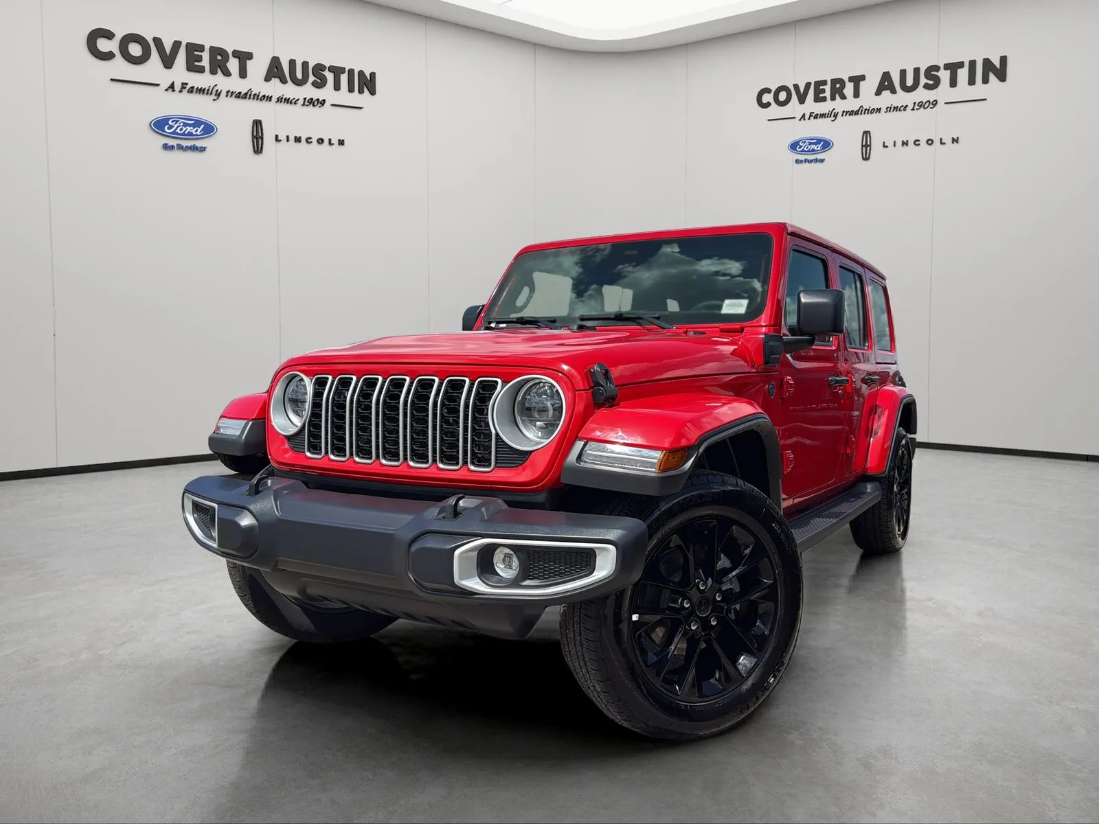 Red 2025 Jeep Wrangler Sahara 4xe for sale in Austin, TX