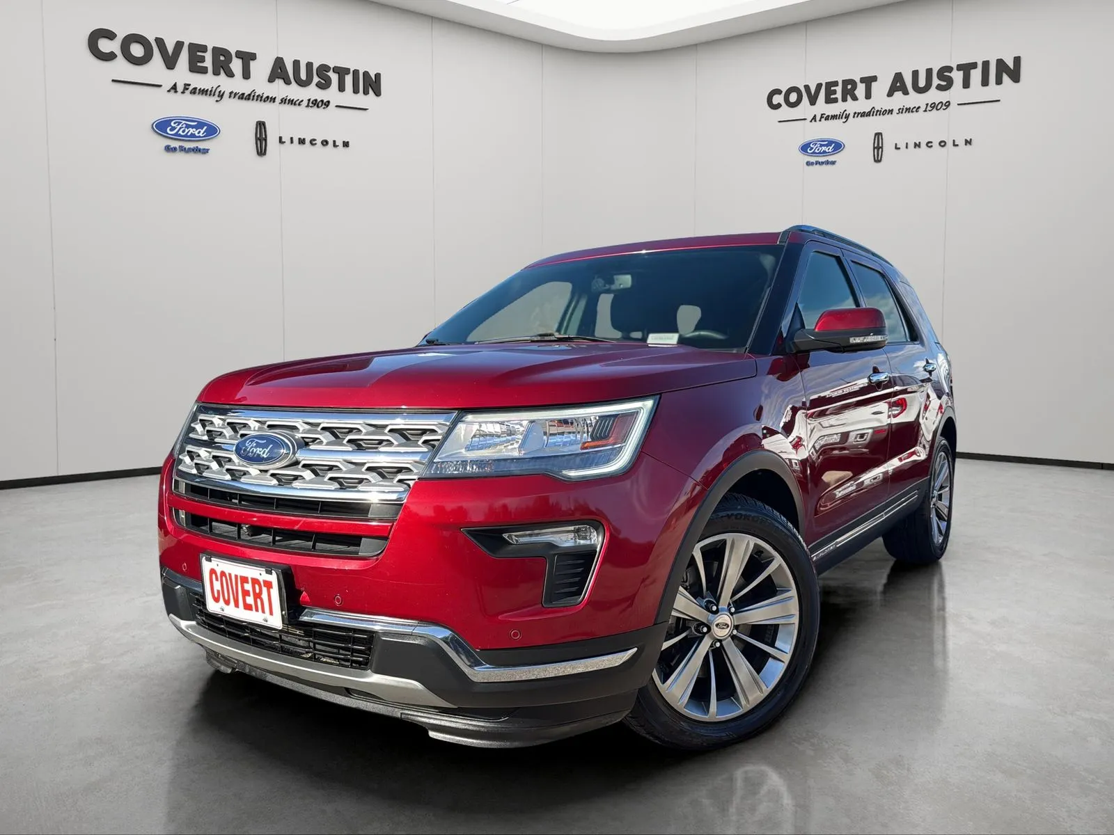 Red 2018 Ford Explorer Limited for sale in Austin, TX
