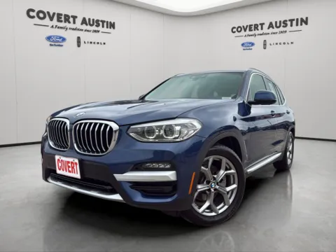 Blue 2020 BMW X3 sDrive30i for sale in Austin, TX