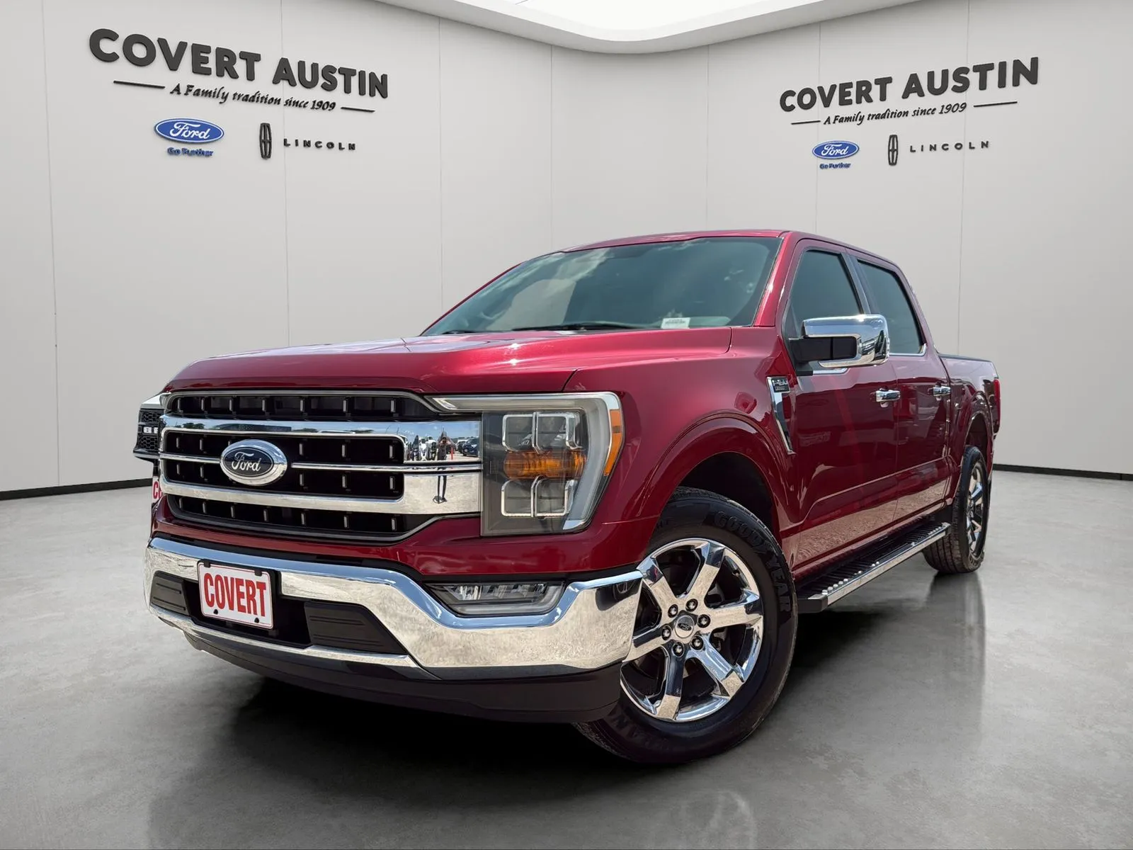 Red 2021 Ford F-150 Lariat for sale in Austin, TX