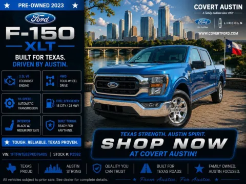 Blue 2023 Ford F-150 XLT for sale in Austin, TX