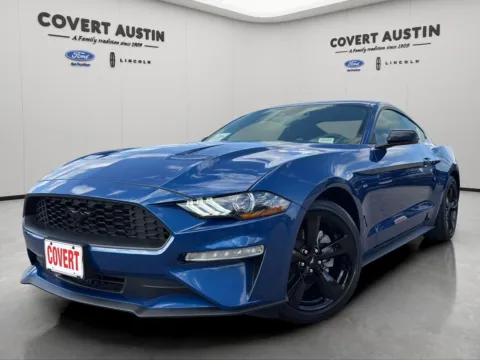 Blue 2022 Ford Mustang EcoBoost Premium for sale in Austin, TX
