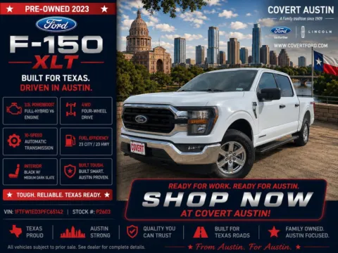 White 2023 Ford F-150 XLT for sale in Austin, TX