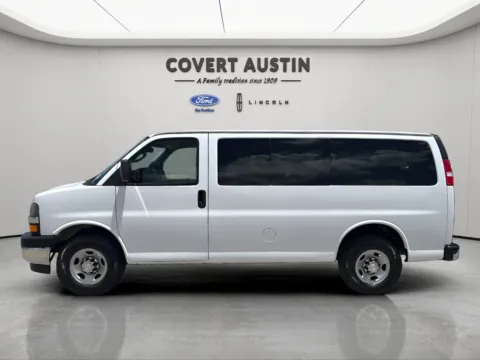 Another view of 2018 Chevrolet Express 3500 LT for sale in Austin, TX at Covert Ford