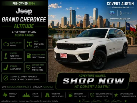 White 2024 Jeep Grand Cherokee Altitude for sale in Austin, TX