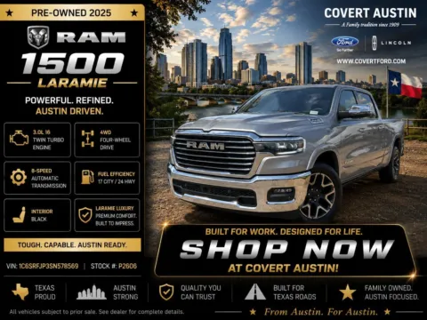 Silver 2025 Ram 1500 Laramie for sale in Austin, TX