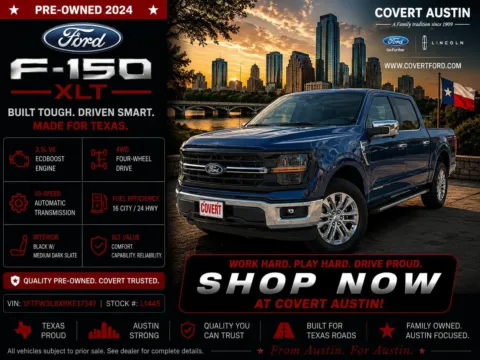 Blue 2024 Ford F-150 XLT for sale in Austin, TX