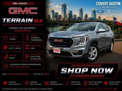Gray 2024 GMC Terrain SLE for sale in Austin, TX