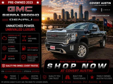 Green 2023 GMC Sierra 3500HD Denali for sale in Austin, TX