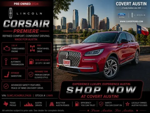 Red 2024 Lincoln Corsair Premiere for sale in Austin, TX