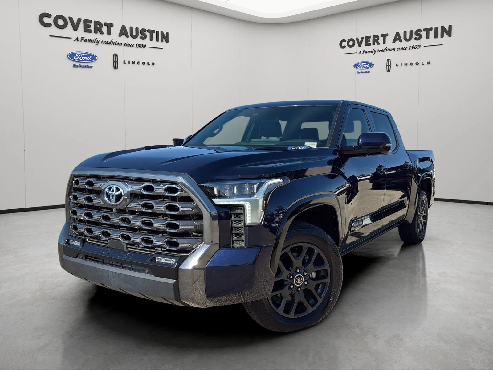 Blue 2023 Toyota Tundra Hybrid Platinum for sale in Austin, TX