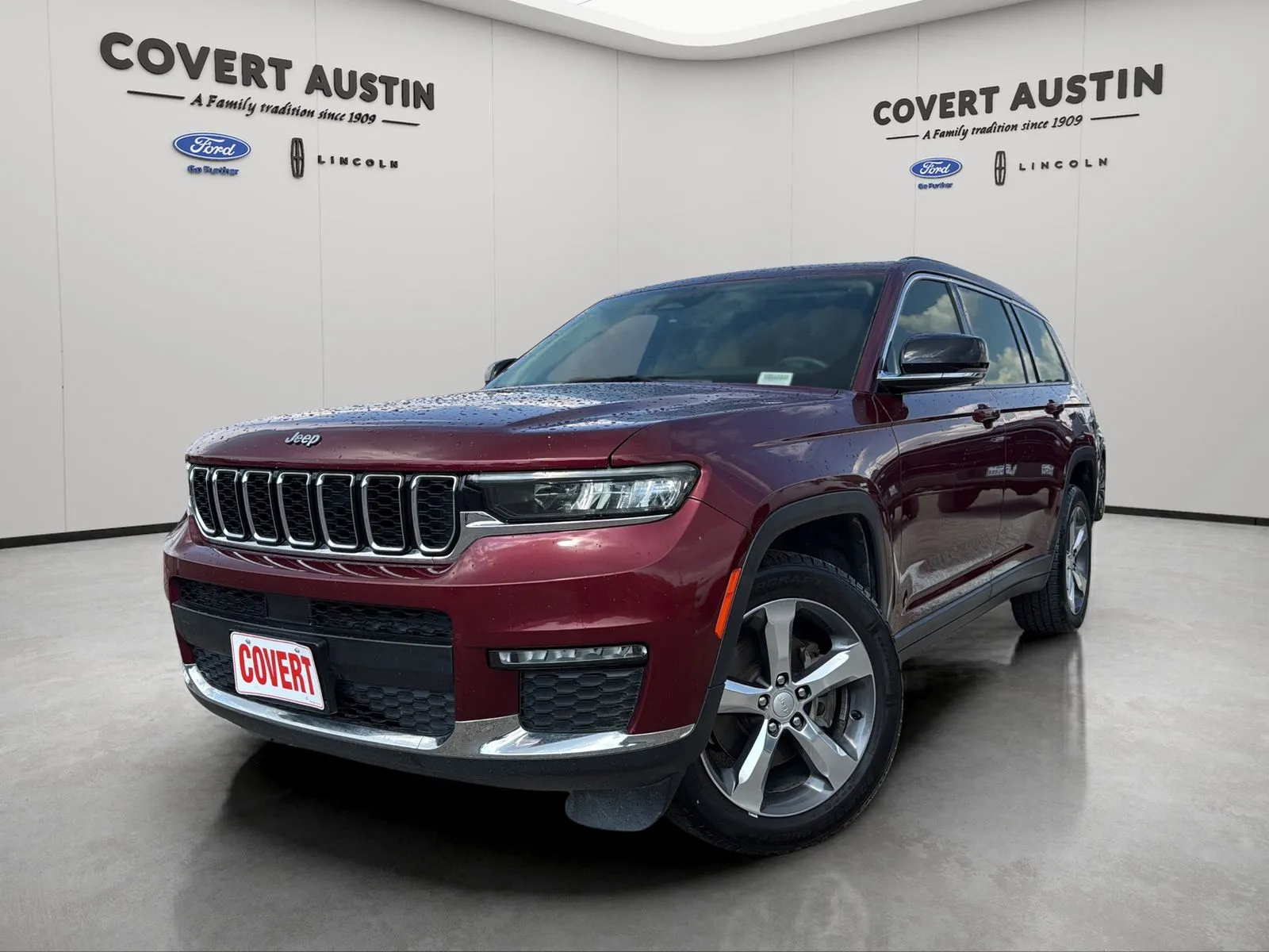 Red 2021 Jeep Grand Cherokee L Limited for sale in Austin, TX