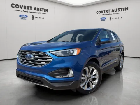 Blue 2024 Ford Edge Titanium for sale in Austin, TX