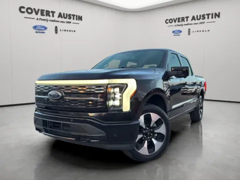 Black 2023 Ford F-150 Lightning Platinum for sale in Austin, TX