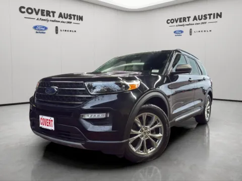 Black 2021 Ford Explorer XLT for sale in Austin, TX