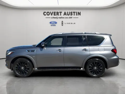 Photos of 2019 INFINITI QX80 LUXE for sale in Austin, TX at Covert Ford Lincoln
