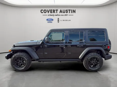 Photos of 2022 Jeep Wrangler Unlimited Willys for sale in Austin, TX at Covert Ford Lincoln