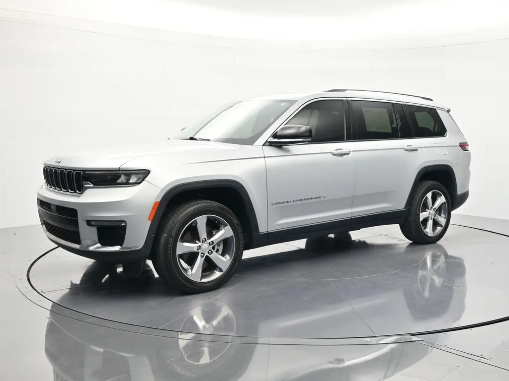 Silver 2021 Jeep Grand Cherokee L Limited for sale in Palatka, FL