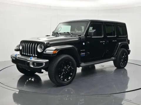 Black 2022 Jeep Wrangler Unlimited Sahara 4xe for sale in Palatka, FL