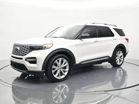 White 2022 Ford Explorer Platinum for sale in Palatka, FL