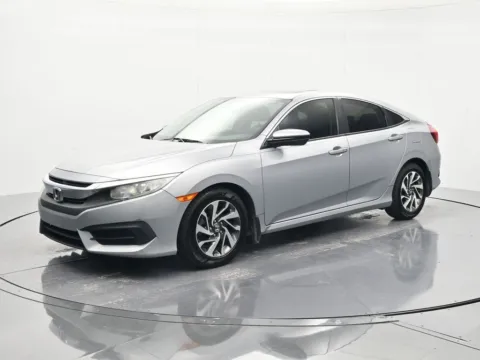 Silver 2018 Honda Civic EX for sale in Palatka, FL