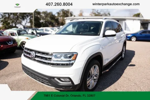 Black 2018 Volkswagen Atlas SEL Premium 4Motion Sport Utility 4D for sale in Orlando, FL