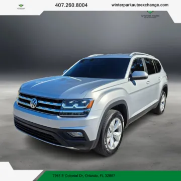 Blue 2019 Volkswagen Atlas SE w/Tech Pkg Sport Utility 4D for sale in Orlando, FL