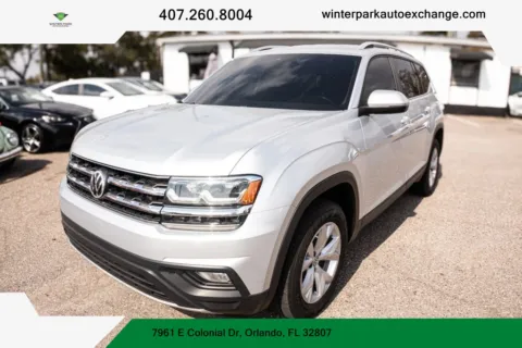 Blue 2019 Volkswagen Atlas SE w/Tech Pkg Sport Utility 4D for sale in Orlando, FL
