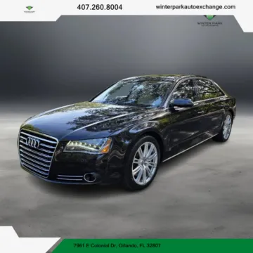 Black 2012 Audi A8 L 4.2 Quattro Sedan 4D for sale in Orlando, FL