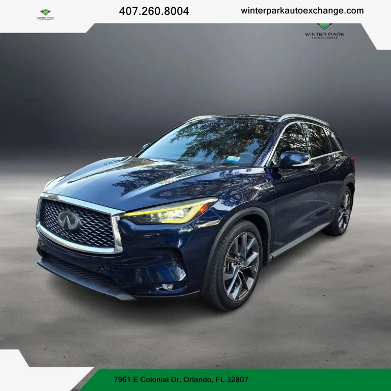 Black 2019 INFINITI QX50 Essential Sport Utility 4D for sale in Orlando, FL