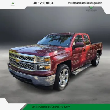 Blue 2014 Chevrolet Silverado 1500 Double Cab LT Pickup 4D 6 1/2 ft for sale in Orlando, FL