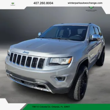 Gray 2015 Jeep Grand Cherokee Limited Sport Utility 4D for sale in Orlando, FL