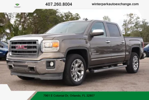Blue 2014 GMC Sierra 1500 Crew Cab SLT Pickup 4D 5 3/4 ft for sale in Orlando, FL