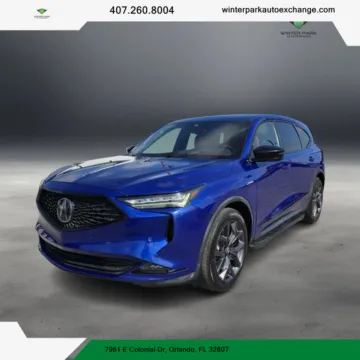 Blue 2022 Acura MDX SH-AWD w/A-Spec Pkg Sport Utility 4D for sale in Orlando, FL