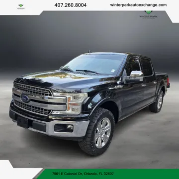 Gray 2018 Ford F-150 SuperCrew Cab Lariat Pickup 4D 5 1/2 ft for sale in Orlando, FL