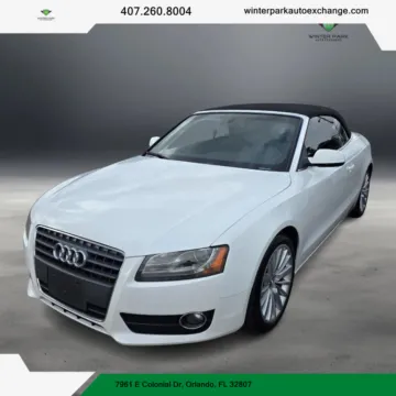 Black 2011 Audi A5 2.0T Premium Cabriolet 2D for sale in Orlando, FL