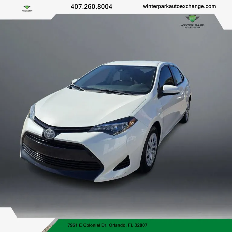 Red 2018 Toyota Corolla L Sedan 4D for sale in Orlando, FL