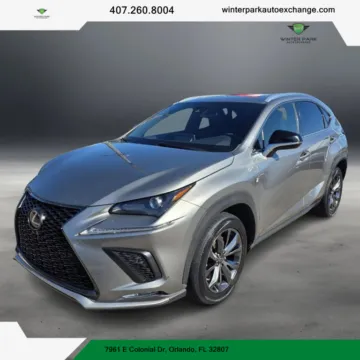 Silver 2020 Lexus NX 300 F SPORT SUV 4D for sale in Orlando, FL