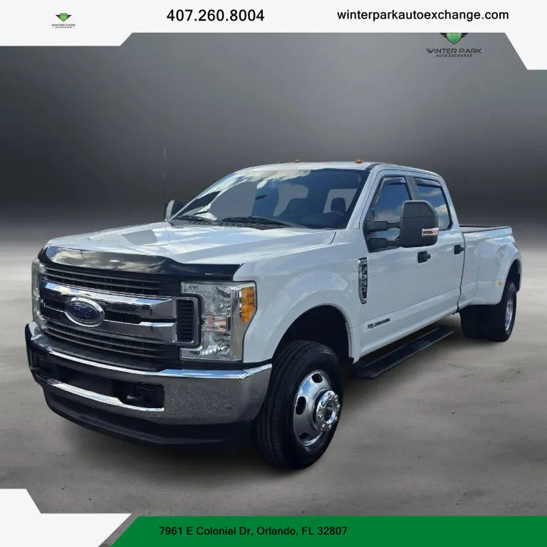 Blue 2017 Ford F350 Super Duty Crew Cab XLT Pickup 4D 8 ft for sale in Orlando, FL