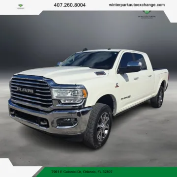 Silver 2022 Ram 3500 Mega Cab Laramie Longhorn Pickup 4D 6 1/3 ft for sale in Orlando, FL