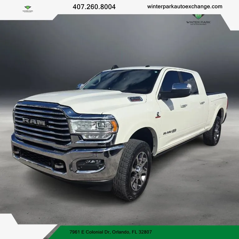 Silver 2022 Ram 3500 Mega Cab Laramie Longhorn Pickup 4D 6 1/3 ft for sale in Orlando, FL