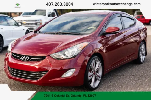 Red 2013 Hyundai Elantra Limited Sedan 4D for sale in Orlando, FL