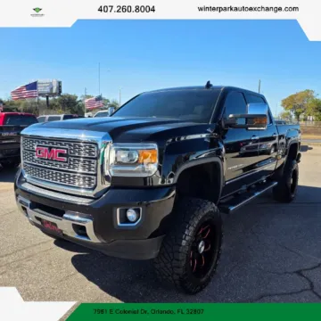 Blue 2017 GMC Sierra 2500 HD Crew Cab Denali Pickup 4D 6 1/2 ft for sale in Orlando, FL