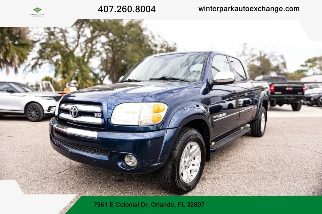 Black 2004 Toyota Tundra Double Cab SR5 Pickup 4D 6 1/2 ft for sale in Orlando, FL