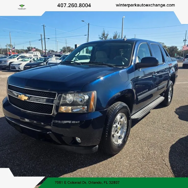Blue 2007 Chevrolet Avalanche LT Sport Utility Pickup 4D 5 1/4 ft for sale in Orlando, FL